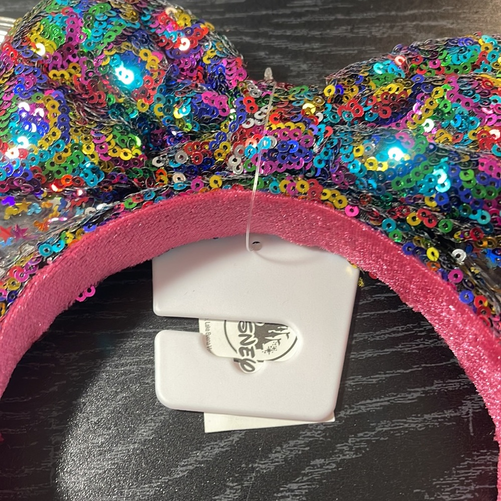 Disney Minnie Ears Confetti Headband Sequin - Picture 3 of 6